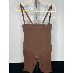 Honeylove SuperPower Short Womens Shapewear Brown Sculptwear Large L